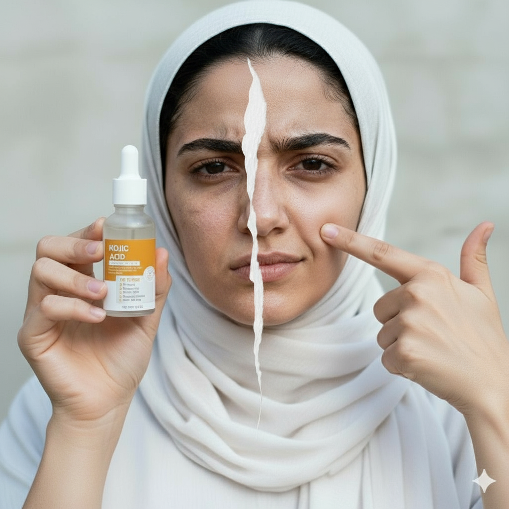 سيروم الكوجيك لتفتيح البقع الداكنة وإشراقة البشرة